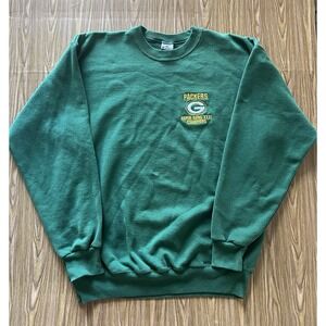 VTG Green Bay Packers Super Bowl XXXI 31 Champion Sweatshirt Sweater Large